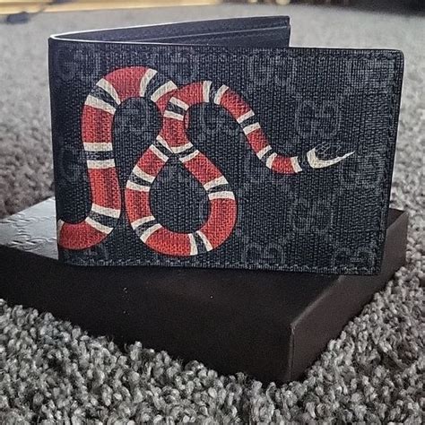 bottes gucci snake|authentic Gucci snake wallet.